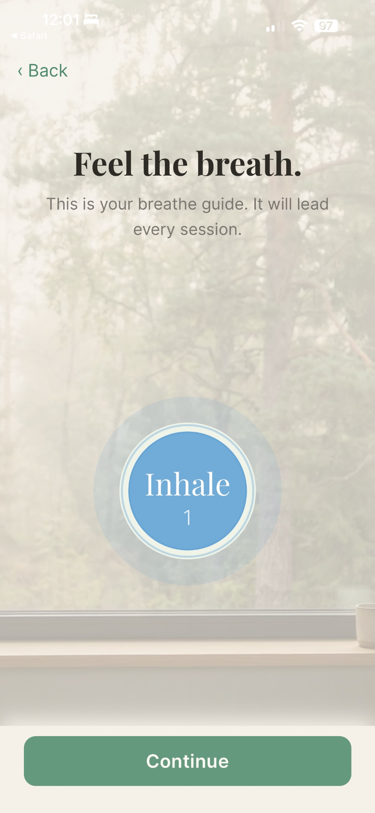 BreatheForm Yoga breathing guide
